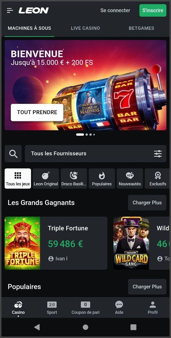 Ce que vous découvrirez dans cette critique du casino en ligne Leon - aperçu